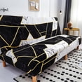 thumbnail image 4 of Lipstore Stretch Elastic Armless Couch Cover Folding Futon Slipcover Home Decor(Only Cover), 4 of 8