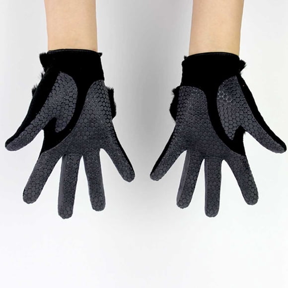 Gants de Golf pour Femme Antidérapants Gym Entraînement Mise en Forme Chauds Antidérapants Pratique Chaleur Sports de Plein Air Pratique Chauds Confortables Mitaines Thermiques pour Dames Rose