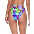 thumbnail image 2 of RELLECIGA Women's High Cut High Waisted Bikini Bottom, 2 of 6