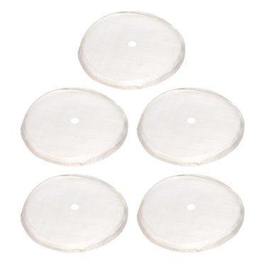 Peahefy Filtre à Presse Française, Filtre pour Cafetière, 5 Pcs 80 Mailles Réutilisables en Acier Inoxydable pour Accessoire de Presse Française 600ml