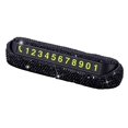 thumbnail image 2 of Phone Number Card Hideable Sun-resistant Compact Hidden Rhinestone Number Card for Business Gifts, 2 of 8