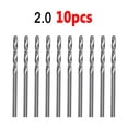 thumbnail image 3 of Drill Bit Set 40Pcs High Speed Steel Coated Bits for 1/15/2/25/3mm Precision Drilling Tools & Home Improvement 40PCS, 3 of 6