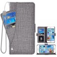 thumbnail image 1 of Wallet Case for iPhone 7 Plus 8 Plus, Blocking Card Slot Stand Shockproof TPU Interior Case PU Leather Magnetic Protect Flip Cover Compatible with iPhone 7 Plus 8 Plus, Blue, 1 of 5