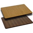 thumbnail image 1 of Flash Furniture 30'' x 60'' Rectangular Table Top with Natural or Walnut Reversible Laminate Top, 1 of 2