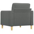 thumbnail image 3 of vidaXL Fauteuil Gris Foncé 60 cm Tissu, 3 of 5
