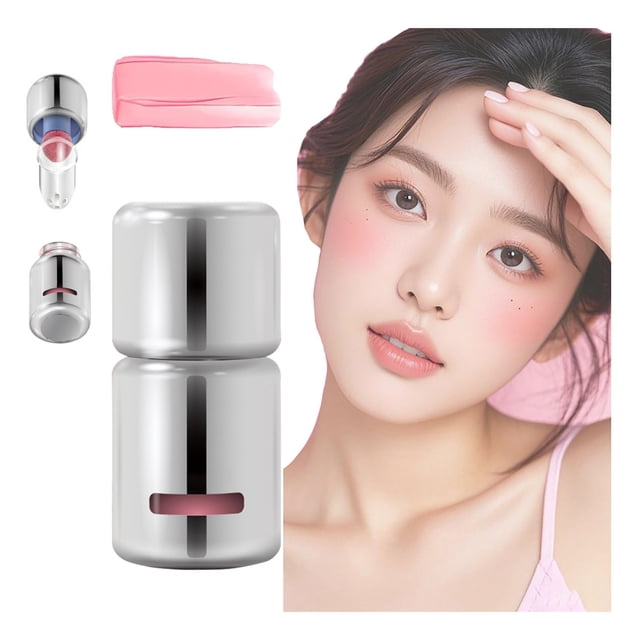 Aztk 3-in-1 Liquid Blush & Highlighter - Matte Cream Blusher with Sponge Applicator, 5ml, 7 Buildable Shades, Long-Lasting, Transfer-Proof Makeup for Women