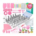 thumbnail image 1 of Yeacher 146 PCS Cake Decorating Supplies Kit Cupcake Decorating Kit Numbered Icing Tips Russian Korean, 1 of 8
