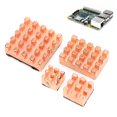 thumbnail image 4 of Pure Copper Heatsink For 4B 1G 2G 4G, Improved Heat Dissipation, Easy To Install, 4pcs Matching Size Heat Sinks, Durable, 4 of 8