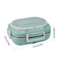 thumbnail image 3 of Wzzjkit Three Compartments Leakage Proof Heating Electrical Lunch Box Plug in Heat Preservation Two in One Lunch Box, 3 of 6