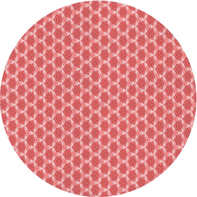 Ahgly Tapis d'Intérieur Lavable en Machine Carré Transitionnel Rose Corail Clair, 3 Pieds Carré