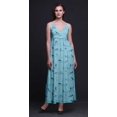 thumbnail image 4 of Bimba Robe Longue d'Été Sans Manches à Imprimé Teinture sur Nœuds Décontractée Maxi de Plage pour Femmes - Petit, 4 of 6