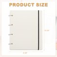 thumbnail image 2 of Enamel Pin Display Book with 4 Pages, Portable Pin Collection Holder for Travel Collectors, White, 2 of 7