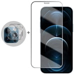 IPhone 14 Protecteur d'écran Verre trempé Lentille Protector Shatterproof Protection complète Bouclier en verre trempé avec bord amélioré