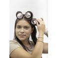 thumbnail image 2 of Conair Self Grip Rollers, Extra‑Large Heatless Volume Rollers, Pink, 4 Pk, 2 of 3