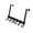 Black, variant on Towels for Bathroom Over The Door Hooks Door Hanger Hooks for Hanging Bathroom Door Towel Rack with 6 Cloak Hooks Hanger Practical Bathroom Accessories for Dormitory Towel Racks for Bathroom