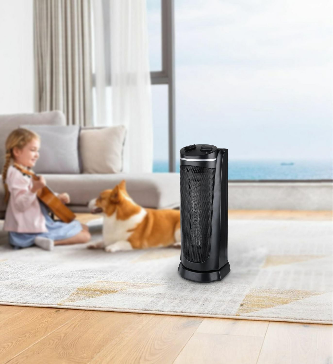 Konwin 18" Mechanical Tower Ceramic Heater