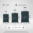 thumbnail image 3 of WINGOMART Ensemble de Bagages 2 Pcs Léger Durable PC+ABS Rigide, Roues Doubles Pivotantes, Cadenas TSA - 20 Po et 28 Po, 3 of 8