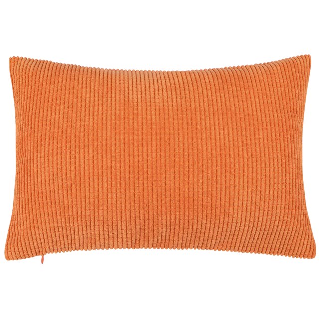 Unique Bargains Soft Corduroy Corn Striped Decorative Throw Pillow Cover