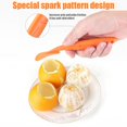thumbnail image 4 of Orange Peelers Humanized Design Curved Handle Fruit Tools Kitchen Gadget, 4 of 6