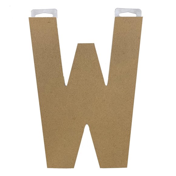 HAMPTON ART MDF 22.8cm LETTRE W