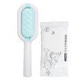 thumbnail image 2 of Chien de Compagnie Noeuds Détachant, Lingettes Humides Double Rangée Multi Fonctionnelle Pelage Nettoyage des Cheveux de Chiot Peigne pour Chats Vert, Rose, 2 of 8