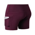 thumbnail image 2 of Femmes Taille Haute Running Short de Contrôle du Ventre Court Polyester Noir XL, 2 of 2