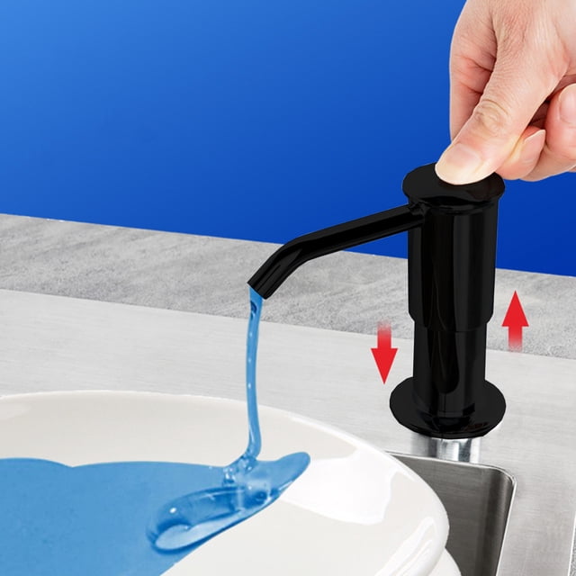 TIMIFIS Automatic Mixing Cup Sink Soap Extender Household Detergent Press Kitchen Sink Detergent Press Pump Head Extension Tube Heightened Apartment Essentials