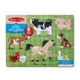 thumbnail image 3 of Melissa & Doug Puzzle À Chevilles Amis De La Ferme, 3 of 4
