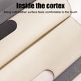 thumbnail image 4 of Magnetic A4 Document Bag Waterproof PU Leather Tablet File Organizer with Secure Closure for Office Work, School, and Business Professionals Hzhnb | Pu, Gray, 4 of 9