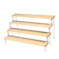 thumbnail image 2 of Acrylic Display Riser Shelf Wood Shelf Display Shelves for Collectibles Dessert 4 Tiers, 2 of 7