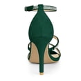 thumbnail image 3 of BLISSFUL STEP Women's Rhinestone Ankle Strap Heel Sandals, 3 of 5