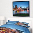 thumbnail image 5 of PYREX Design Art Colorful Buckingham Fountain Framed Canvas Art Print, 5 of 5