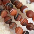thumbnail image 2 of Bracelet Extensible en Perles Rondes 6 mm en Agate Rêve Givrée Gemstone 6,5 Pouces Unisexe, 2 of 2