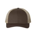 thumbnail image 1 of Richardson Low Pro Trucker Cap, M-L, Brown-Khaki, 1 of 2