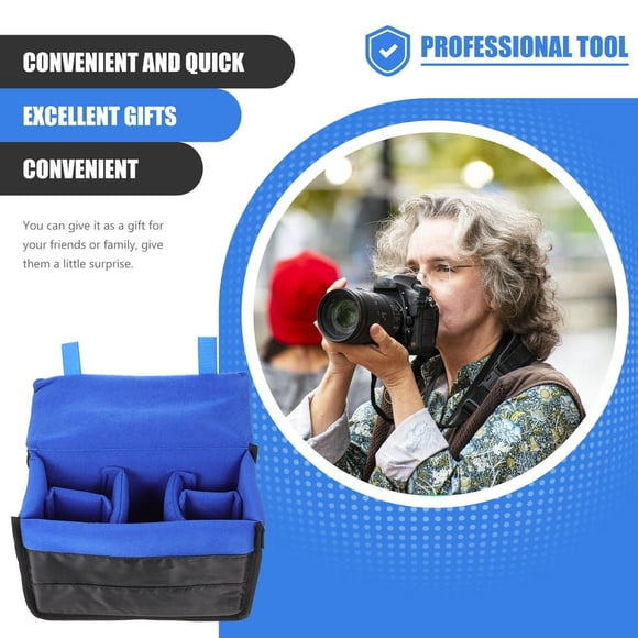 HLONK Bag Camera Camcorder Photography Lens Travel Video Holder Storage Pouch Bags Shoulder Hiking Case Crossbody Cases