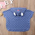 thumbnail image 2 of Poncho à Manches Courtes Unisexe Enfant Imprimé Animal Robe à Capuche 1-6 Ans, 2 of 6