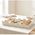 thumbnail image 5 of Anko White Wavy Edge Tray, 5 of 5