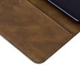 thumbnail image 4 of Case Slim Premium Leather Flip Wallet with Card Holder Magnetic Closure Protective Phone Case Cover for iPhone,Brown(Phone 11ProMax), 4 of 6