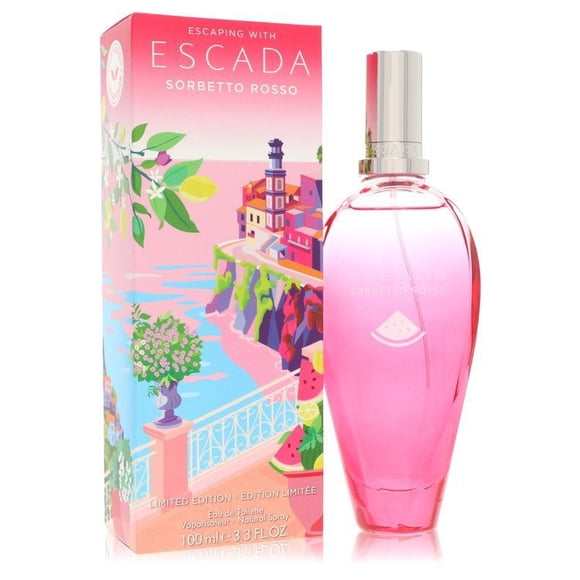 Escada Sorbetto Rosso Eau De Toilette Spray (Limited Edition) By Escada-3.3 oz