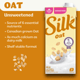thumbnail image 3 of Silk Oat Milk Alternative, Original, Dairy Free, Shelf Stable, 3 of 7