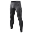 thumbnail image 1 of KIHOUT Compression Pants Men Running Tights Leggings Athletic Workout Gym Basketball Training Base Pants, 1 of 6