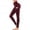 Wine, variant on Deals of The Day!TopLLC Workout Leggings Women Workout Out Leggings Fitness Sports Running Yoga Athletic Pants Jogging Pants Tummy Control Yoga Pants on Clearance