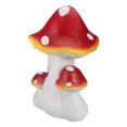 thumbnail image 3 of Northlight Décoration de Jardin Extérieure en Grappe de Champignons Peints à la Main - 16.75 Pouces - Blanc et Rouge, 3 of 5