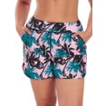 thumbnail image 4 of RELLECIGA Shorts de Bain Taille Haute pour Femmes avec Poches Protection Solaire UV, 4 of 7