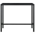 thumbnail image 5 of vidaXL 5 Piece Garden Bar Set with Cushions Poly Rattan Black, 5 of 5