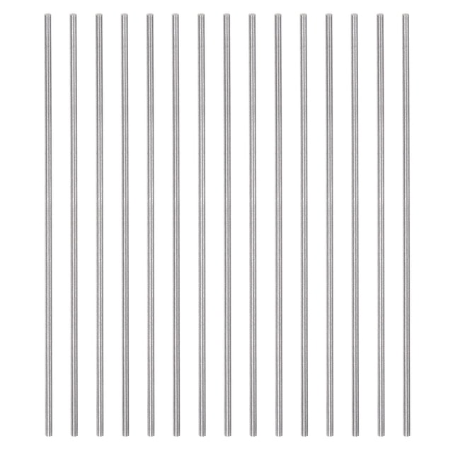 Unique Bargains 15 Packs 1,6 Mm x 100 Mm Haute Vitesse Acier (HSS) Rond Tige Bar DIY Stock Outil