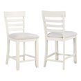 thumbnail image 1 of Steve Silver Hyland Off White Wood Counter Chair, 1 of 8
