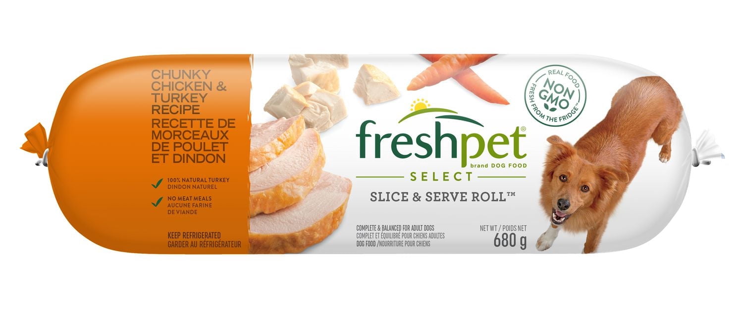 Freshpet Select Chunky Chicken and Turkey Recipe with Vegetables and Brown Rice Dry Dog Food