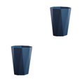 thumbnail image 1 of ZheElen PP Office And Home Waste Bin - 6L Capacity Easy Access Kitchen Large Capacity Kitchen Bedroom Dark Blue L 2Set, 1 of 6