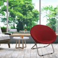 thumbnail image 4 of Housse de Chaise Soucoupe, Housse Extensible en Polyester pour Chaise Lune, pour Adultes Rouge Foncé, 4 of 8